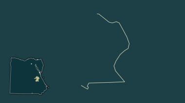 Qina, Mısır, dışlanmış ve izole edilmiş. Desen