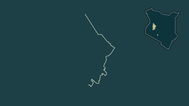 Baringo, Kenya, soyutlanmış ve soyutlanmış. Desen