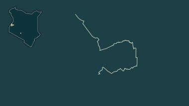 Bungoma, Kenya, soyutlanmış ve soyutlanmış. Desen