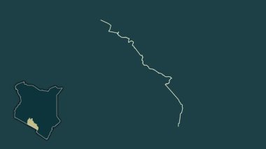 Kajiado, Kenya, soyutlanmış ve soyutlanmış. Desen