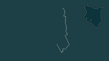 Nyamira, Kenya, soyutlanmış ve soyutlanmış. Desen