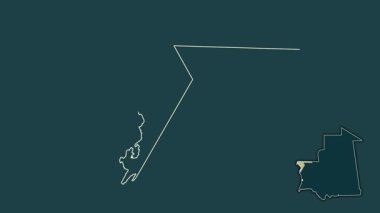 Dakhlet Nouadhibou, Moritanya, dışlanmış ve izole edilmiş. Desen