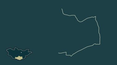 Omnogovi, Moğolistan, çıkarılmış ve izole edilmiş. Desen