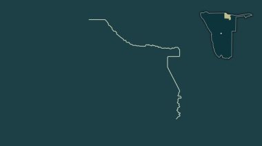 Kavango West, Namibya, dışlanmış ve izole edilmiş. Desen