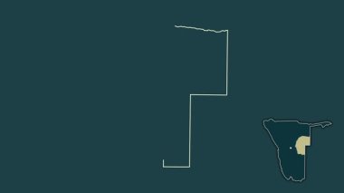 Omaheke, Namibya, dışlanmış ve izole edilmiş. Desen