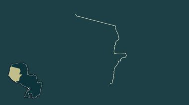 Boqueron, Paraguay, dışlanmış ve izole edilmiş. Desen