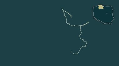 Pomeranian, Polonya, dışlanmış ve izole edilmiş. Desen