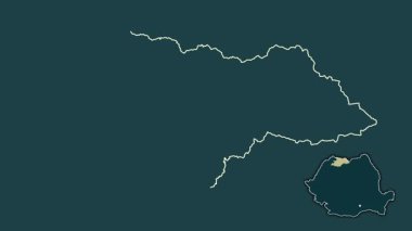 Romanya, Maramures, sürülmüş ve izole edilmiş. Desen