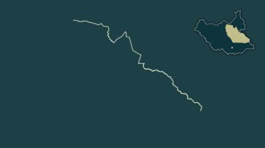 Jonglei, Güney Sudan, dışlanmış ve izole edilmiş. Desen