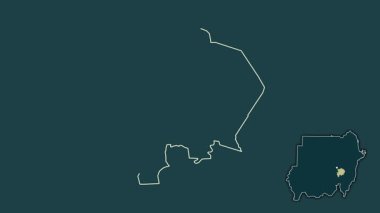 El Cezire, Sudan, dışlanmış ve izole edilmiş. Desen