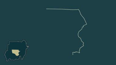 Kuzey Kurdufan, Sudan, boşaltılmış ve izole edilmiş. Desen