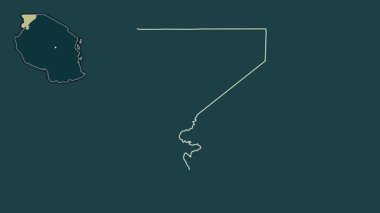 Kagera, Tanzanya, soyutlanmış ve soyutlanmış. Desen