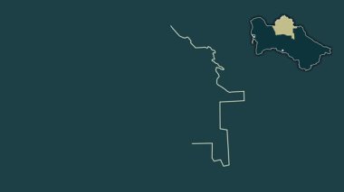 Tashauz, Türkmenistan, boşaltılmış ve izole edilmiş. Desen