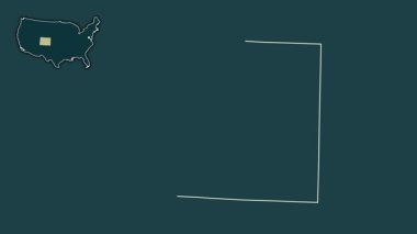 Colorado, Birleşik Devletler, dışlanmış ve izole edilmiş. Desen