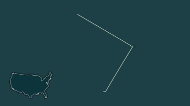 Kolombiya Bölgesi, Birleşik Devletler, dışlanmış ve izole edilmiş. Desen