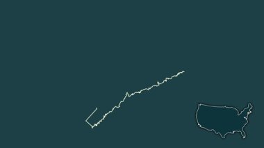 Connecticut, Birleşik Devletler, dışlanmış ve izole edilmiş. Desen
