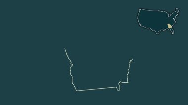 Gürcistan, Birleşik Devletler, dışlanmış ve izole edilmiş. Desen