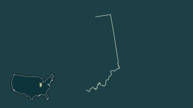 Indiana, Birleşik Devletler, dışlanmış ve izole edilmiş. Desen