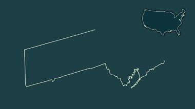 Massachusetts, Birleşik Devletler, dışlanmış ve izole edilmiş. Desen