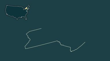 New York, Birleşik Devletler, dışlanmış ve izole edilmiş. Desen