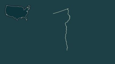 Vermont, Birleşik Devletler, çıkarılmış ve izole edilmiş. Desen