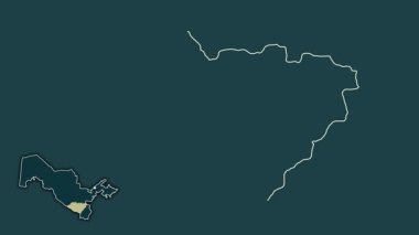 Keşkadarya, Özbekistan, dışlanmış ve izole edilmiş. Desen