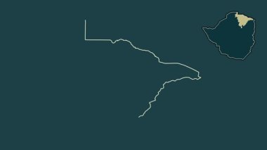 Mashonaland Merkez, Zimbabwe, çıkarıldı ve izole edildi. Desen