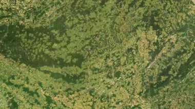 Lüksemburg haritası - sür. Parıltı. Uydu.