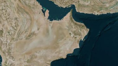 Umman haritası, sür. Parıltı. Uydu.