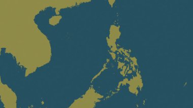 Filipinler haritası - sür. Parıltı. Desen.