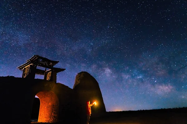 Hermosa Galaxia Ciudad Antigua China — Foto de Stock