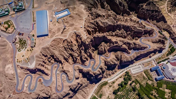 Loess Plateau Rodovia Sinuosa China Imagens De Bancos De Imagens Sem Royalties