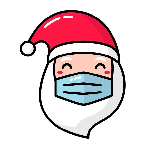 Noel Baba kafası maskesi Komik bir noel