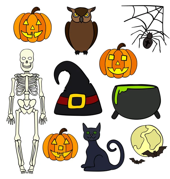 Halloween drawing — Stock Vector