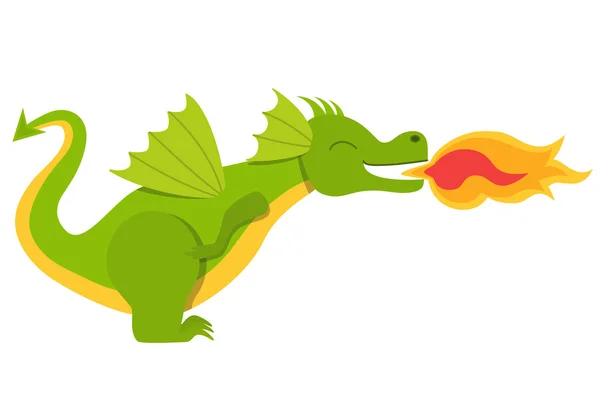 şirin ejderha ateşi ile