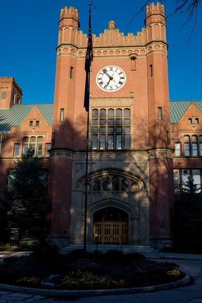 Enorme Klok Een Idaho College Clock — Stockfoto