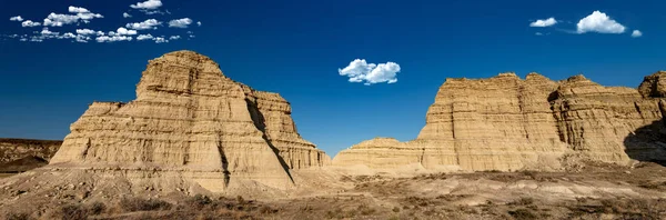 Róma Oregon Sivatagi Táj Felhőkkel Égen — Stock Fotó