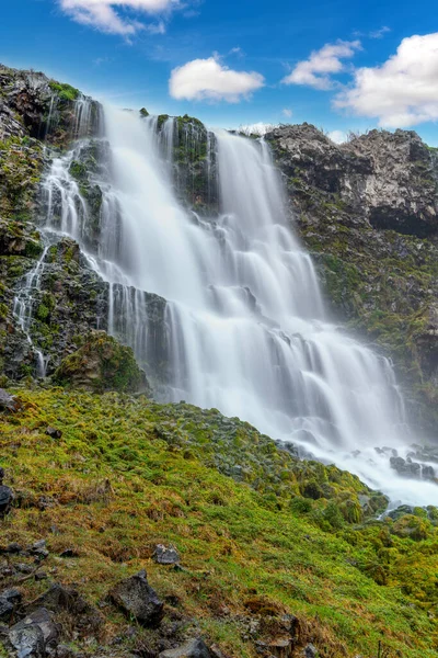 Belle Grande Cascade Dans Parc National Des Mille Printemps Idaho — Photo