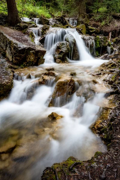 Waterfall Deep Colorado Forest Mountains — Stock Photo, Image