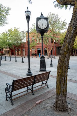 Moskova Idaho şehir merkezindeki saat kulesi