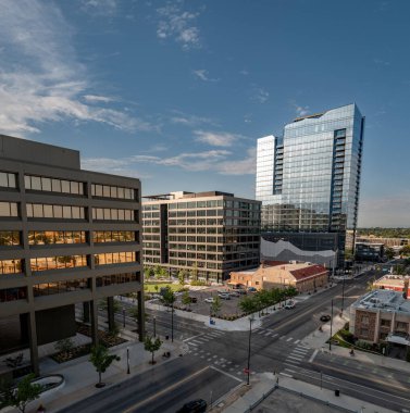 New moldered buildings in downtown Boise Idaho