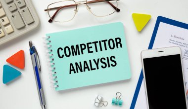 Metin COMPETITOR ANALYSIS ile ofis tablosu ve defter