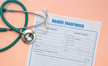 Sigorta talep formu ve steteskoplu sağlık sigortası. Sağlık sigortası kavramı