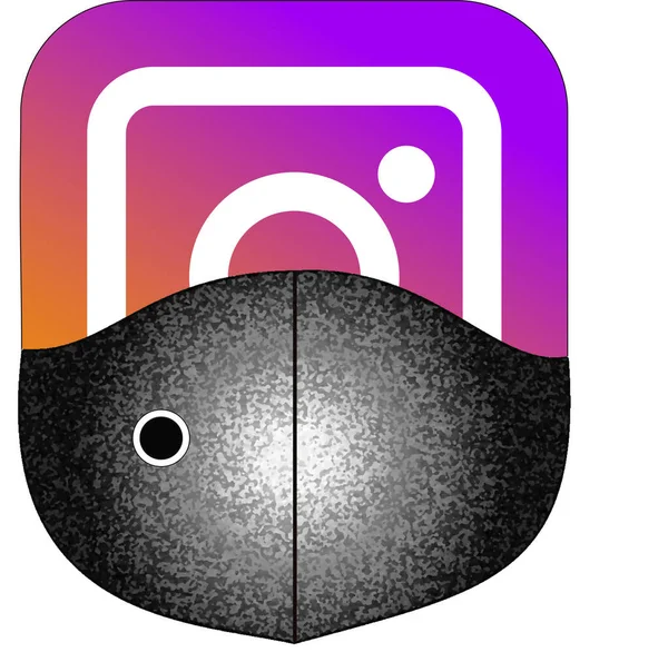 Tıbbi Maskeli logo Instagramı.