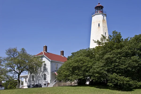 Sandhaken Leuchtturm, neues Trikot — Stockfoto