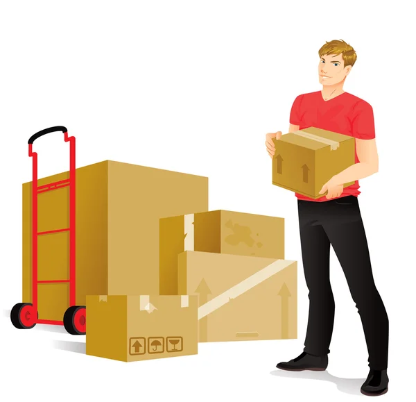 Moving — Stock Vector