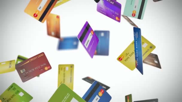 Carta di credito Loop 01 — Video Stock