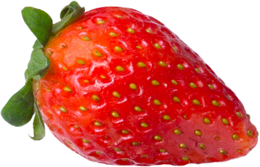 Beyaz arka plan üzerinde izole olgunlaşmış taze çilek