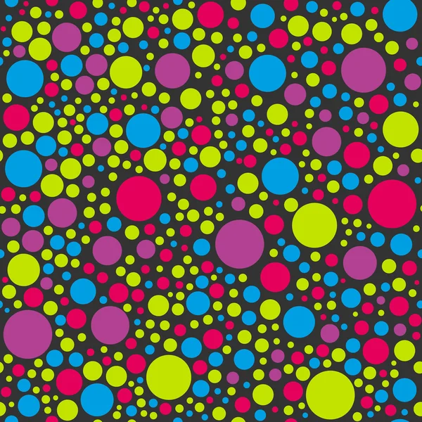 Απρόσκοπτη πολύχρωμο κύκλο διάνυσμα μοτίβο φόντου — Διανυσματικό Αρχείο