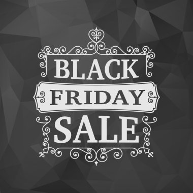 Siyah Cuma satış iş antika arka plan